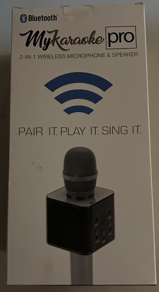 MY KARAOKE PRO 2-in-1 WIRELESS BLUETOOTH MICROPHONE