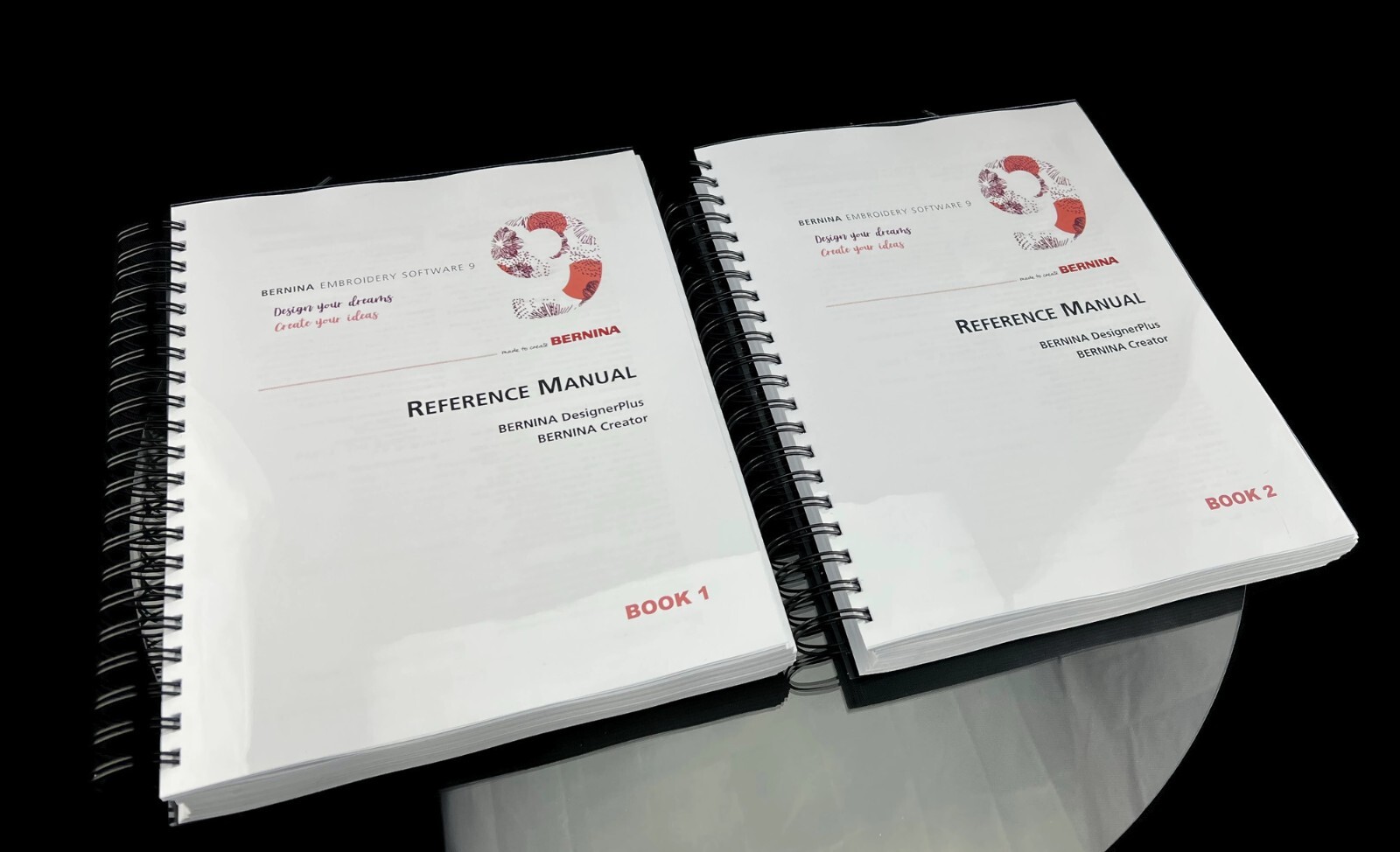 Bernina Embroidery Software 9 (2024 Edition) Manual 800 Pages Full Color 2 Books