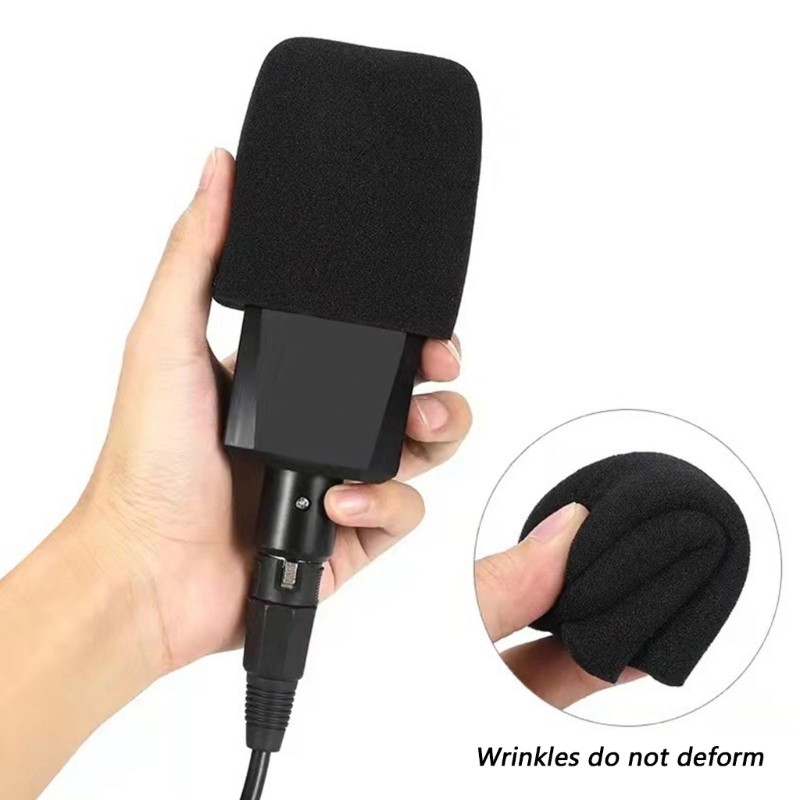Professional Microphone Cover Wind Screen Wind Defender for Studio Recording