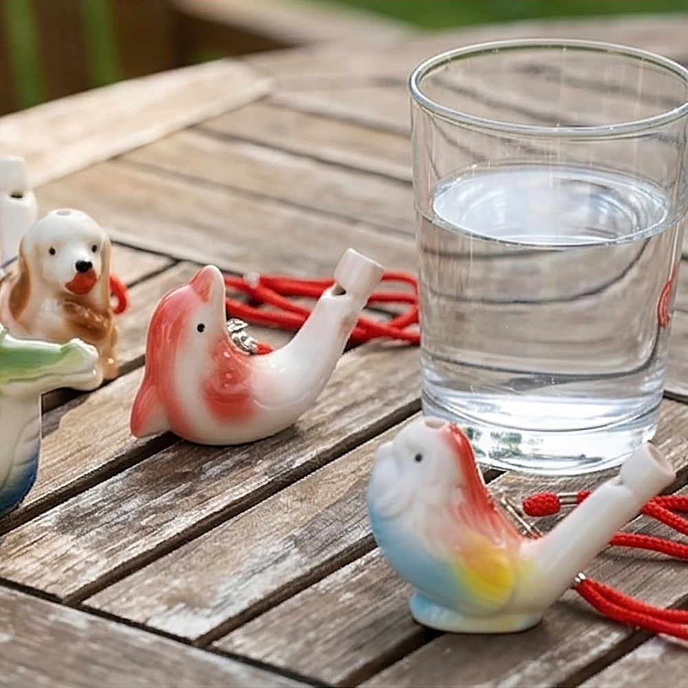 Multicolor Bird Whistles Set - Imaginative Play