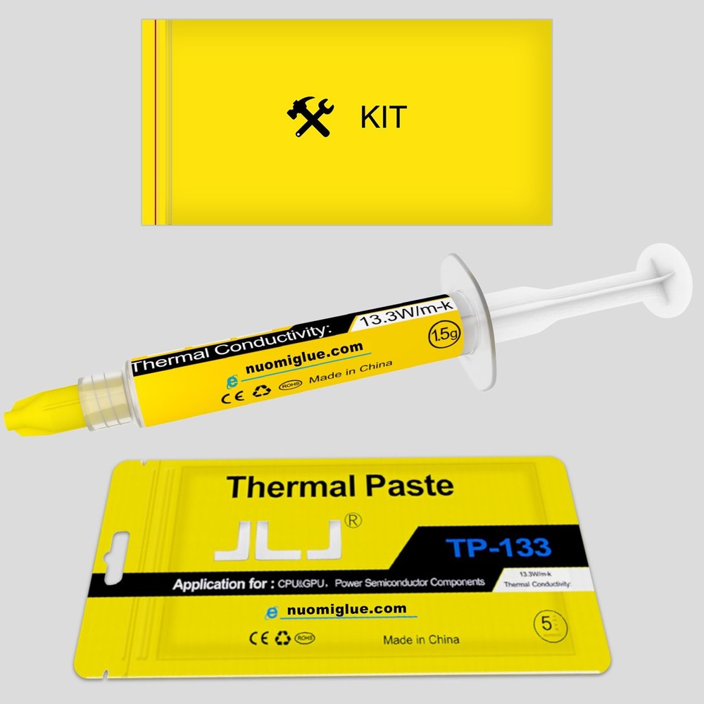 JLJ Thermal Paste 1.5g High Performance Silicon Grease Compound for CPU & Hea...