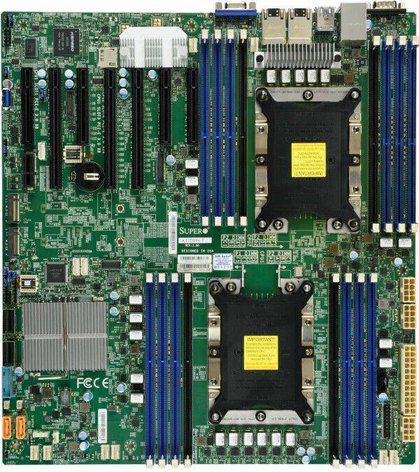 SuperMicro X11DPH-I Dual Socket LGA-3647 Motherboard E-ATX mainboard C621 205W