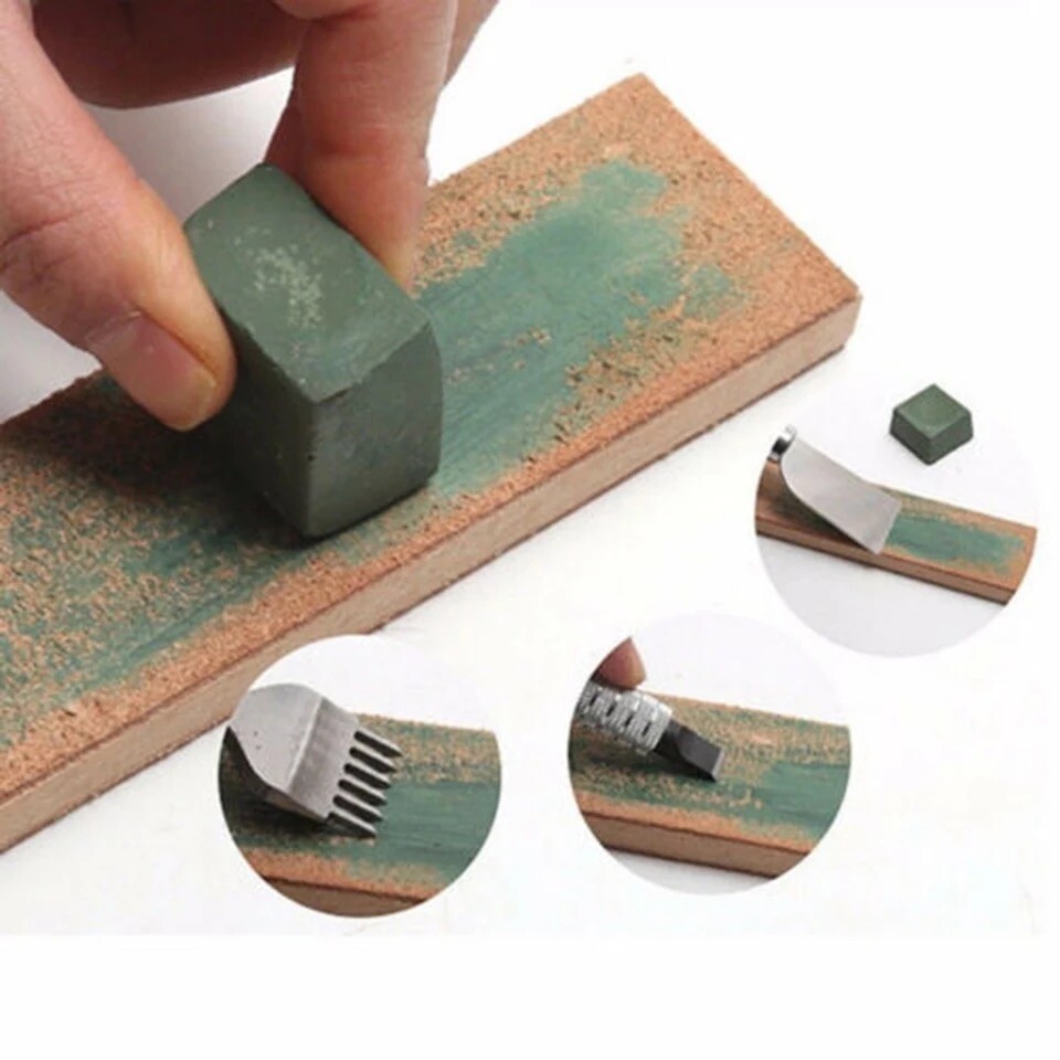 3PC Polish Edge Buffing Compound Leather Strop Balm Paste for Razors knife tools