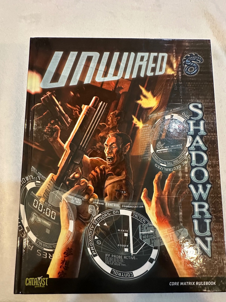Shadowrun RPG Unwired Core Matrix Rulebook 2008 Catalyst Game Labs