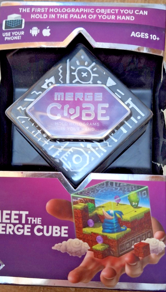 Merge Cube STEM Toy - Hold Digital Science Experiments in Your Hand!