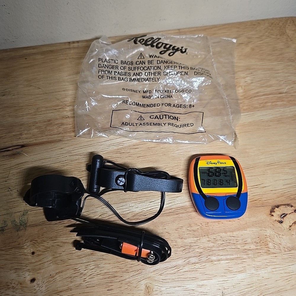 Vintage Bicycle Cyclometer Kellogs Disney Parks Edition
