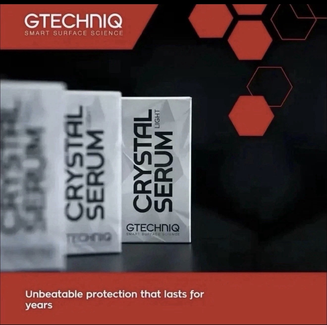 GTECHNIQ - CSL Crystal Serum Light Polish / Protectant 50ML, AUTHENTIC