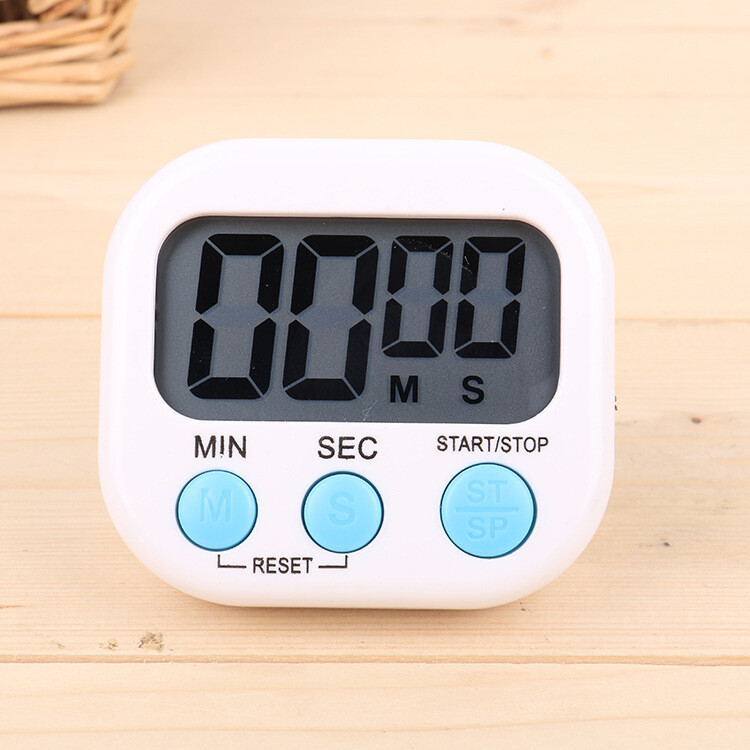 1/8 pcs Timer Timer Countdown Clock Loud Alarm Magnetic Big kitchen cooking
