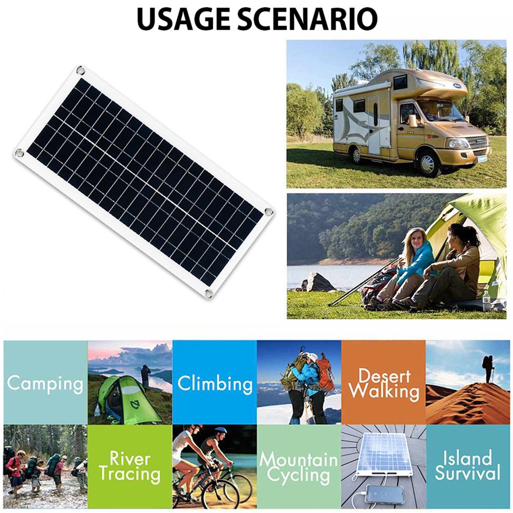 20000W Solar System with Panel | 100A Controller + 12V/24V to 110V/220V Inverter