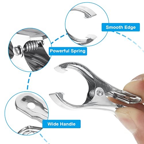 200PCS 2 Inch Garden Clips Heavy Duty Greenhouse Clips Stainless Steel