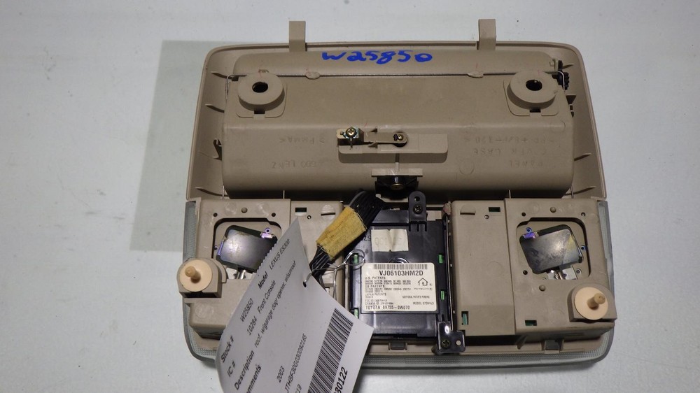 03 LEXUS ES300 Front Console roof