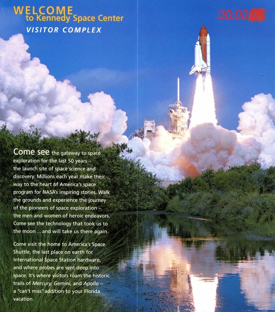 2008 Kennedy Space Center 15 Page Guidebook - Shuttle Launch Experience Opens