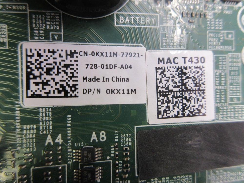 Dell Motherboard Control Panel Replacement Model Number # KX11M No CPU