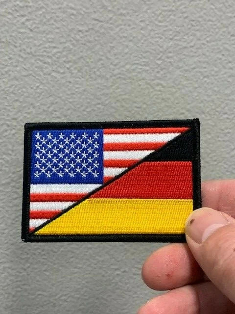 American / Germany Flag Patch USA Flag