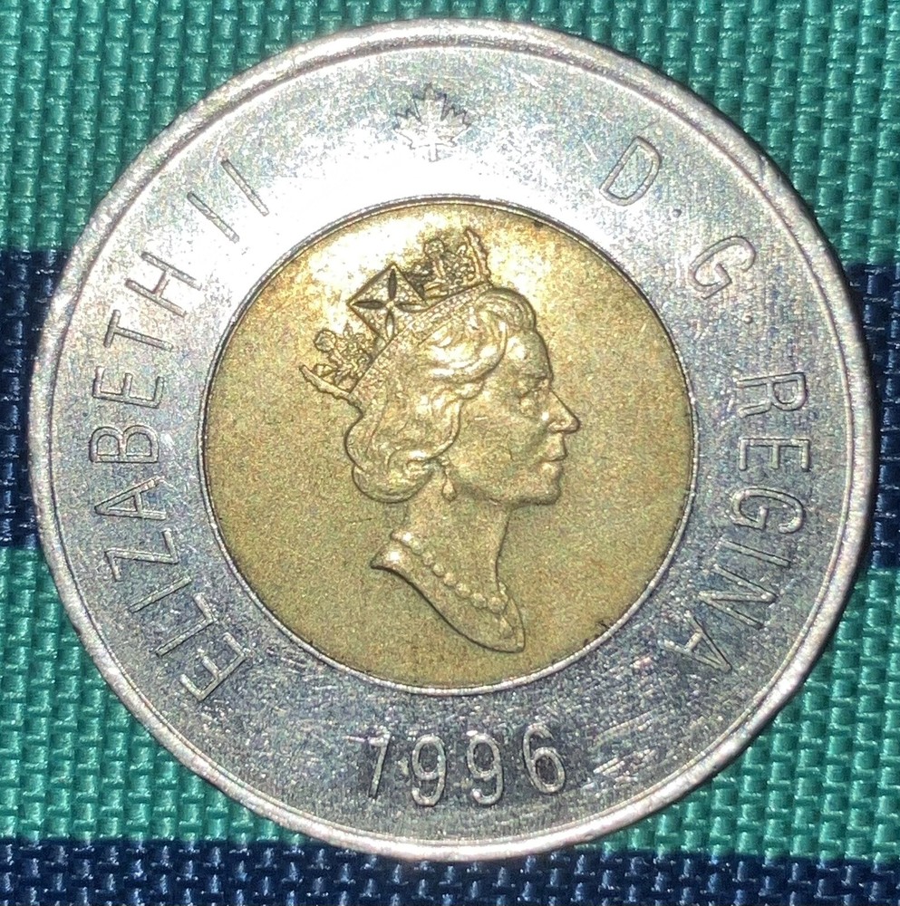 1996 Canadian $2 Dollar Coin