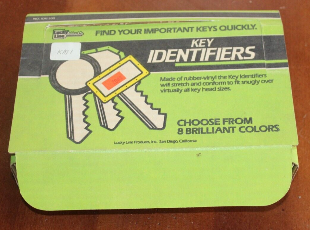Lucky Line Key Identifier Assortment 8 colors