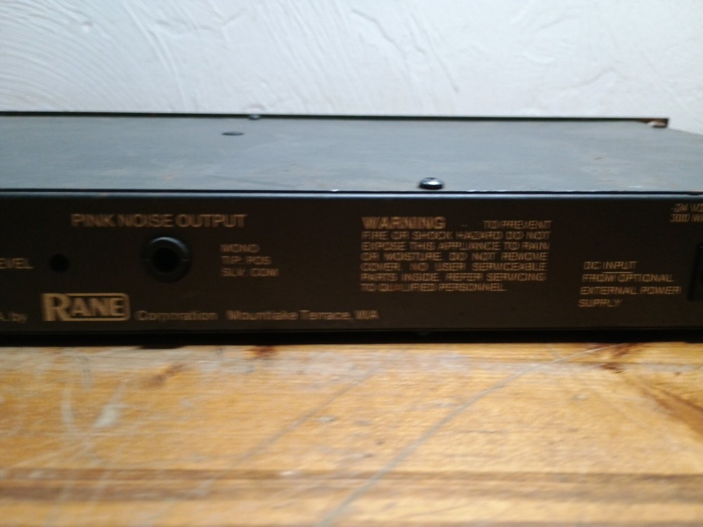 Rane RA 27 Realtime Spectrum Analyzer