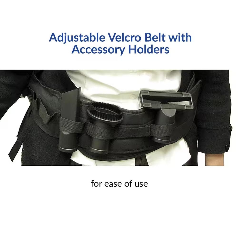 Commercial 8Qt Ergo Backpack Vacuum & Blower Multisurface Accessory Bundle