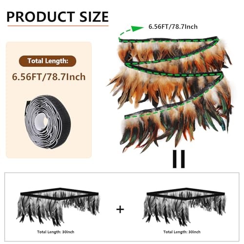 6.5FT Feathers for Chick Brooder Heating Plate,Warm and Secure As 2Pcs 6.5FT