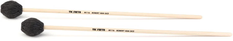 Vic Firth Robert van Sice Marimba Mallets - Hard