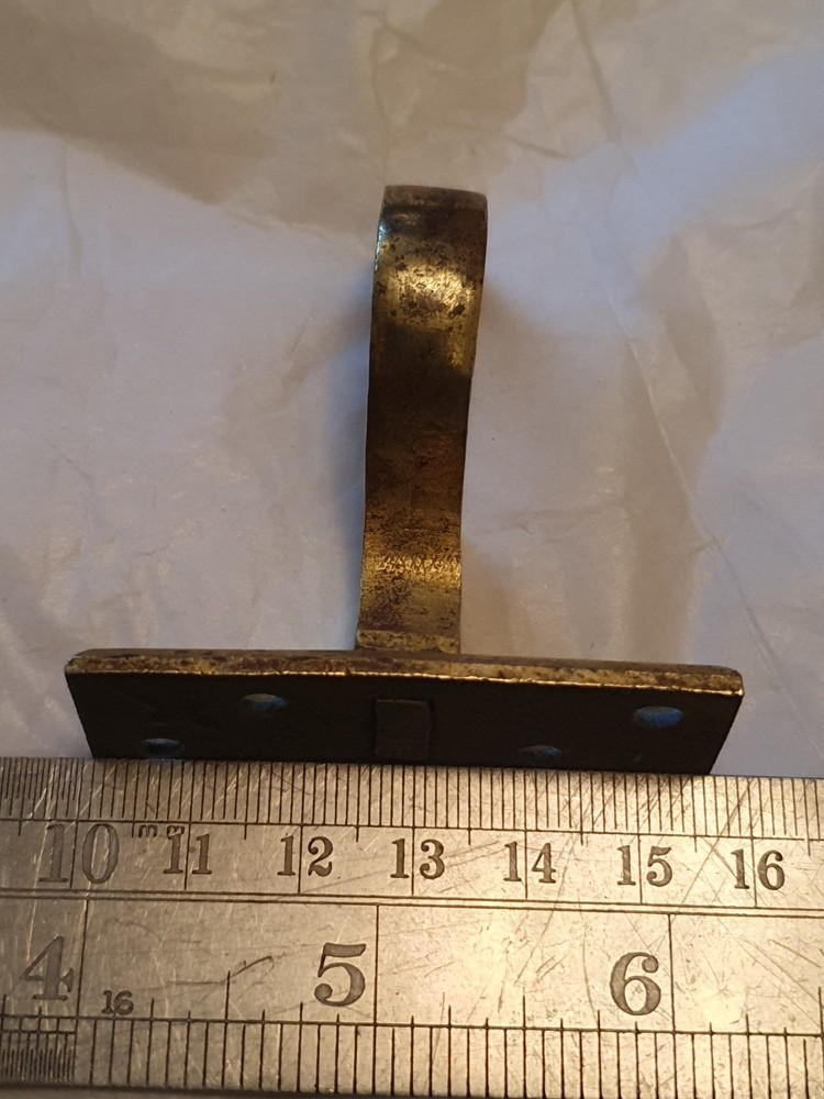 Victorian Solid Brass Curtain Pole Brackets