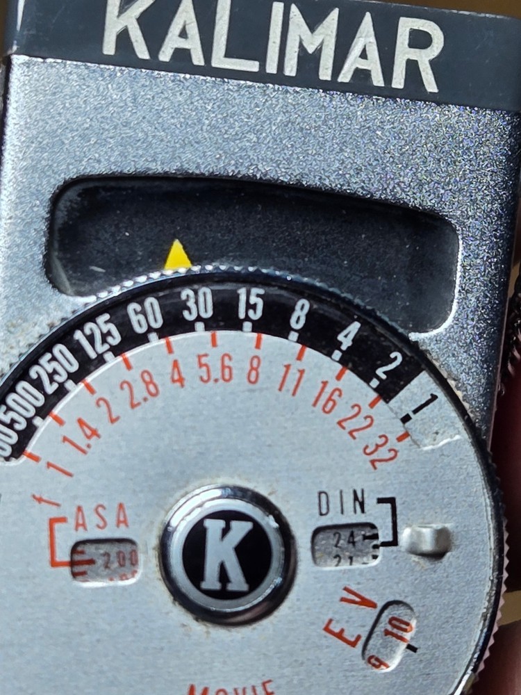 Kalimar Exposure Meter Model CDS 430 W/ Leather Case - Working