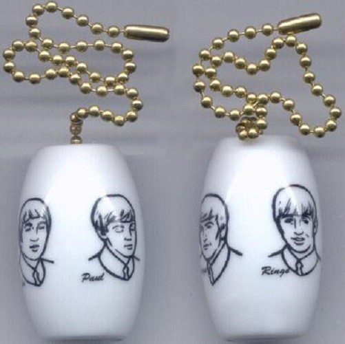 Set of 2 Beatles Ceiling Light / Fan Pulls