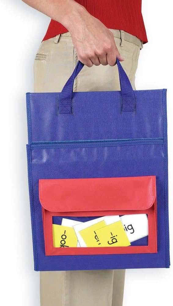 Double-Sided Tabletop Pocket Chart - Small Pocket Chart for Classroom, Table Top
