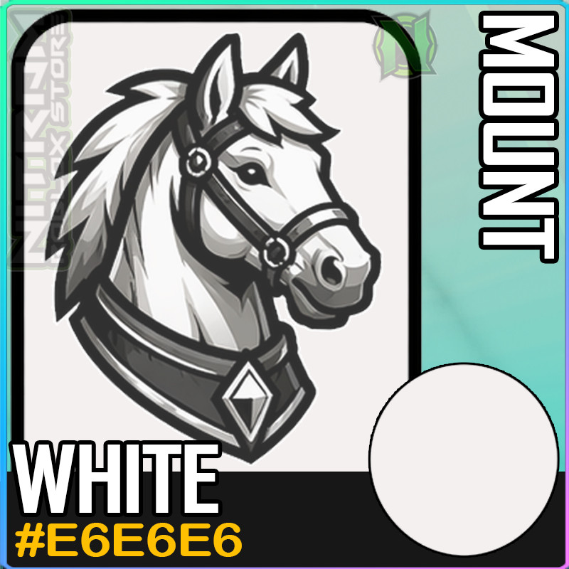 World Zero WZ - COSMETICS - #E6E6E6 (WHITE) - MOUNTS