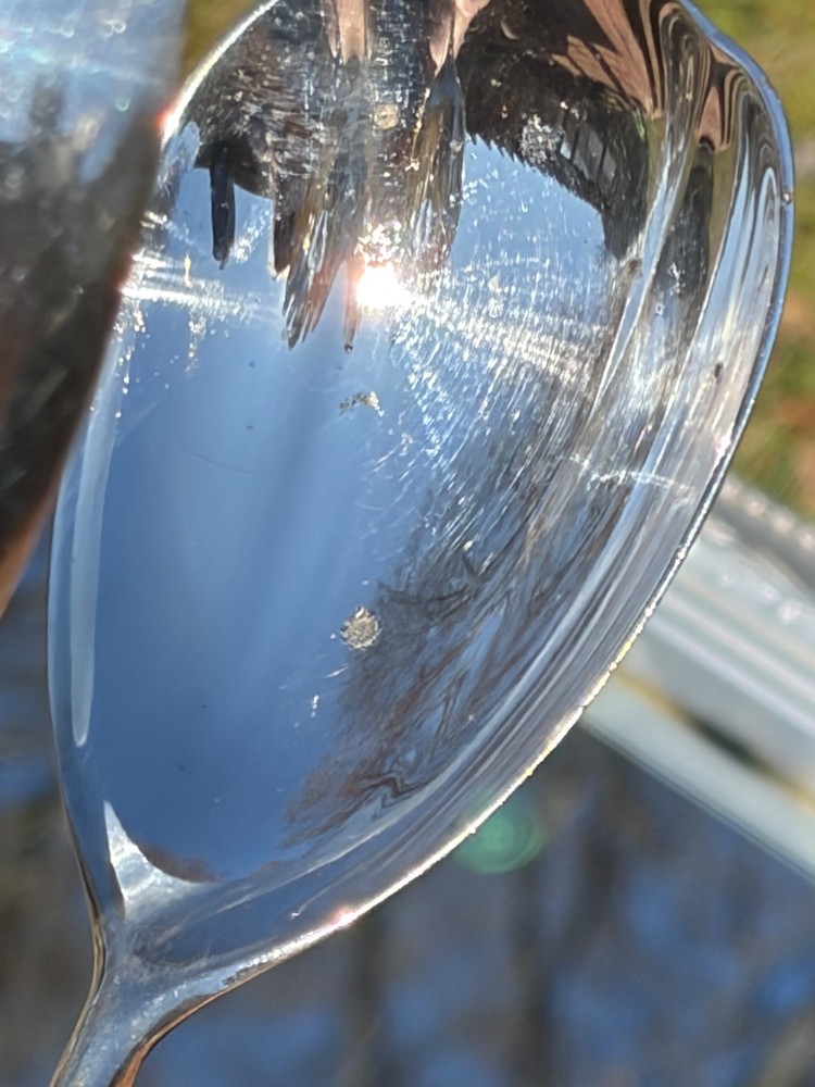 Vintage Gorham Heritage Silver Plated Salad Serving Tongs