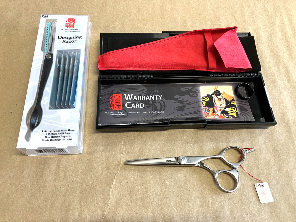 KASHO DESIGN MASTER 5.5 OS Shears Opened Box