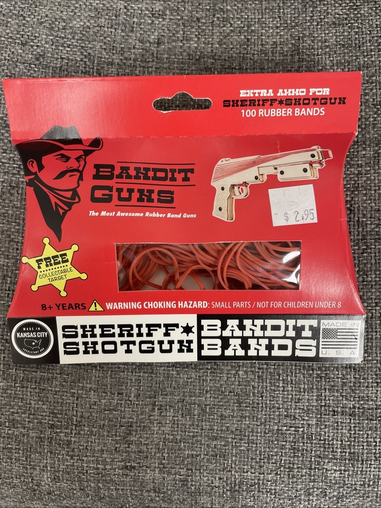 100 Pack Sheriff Shotgun Rubber Bands