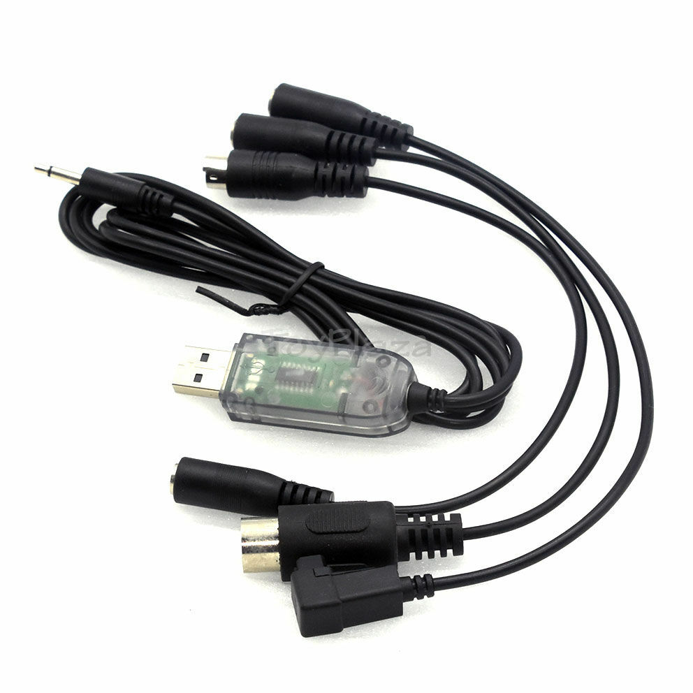 Dynam DYU-1005 FMS RC Aircraft USB Simulator Cable & Dongle fit Aerofly Function