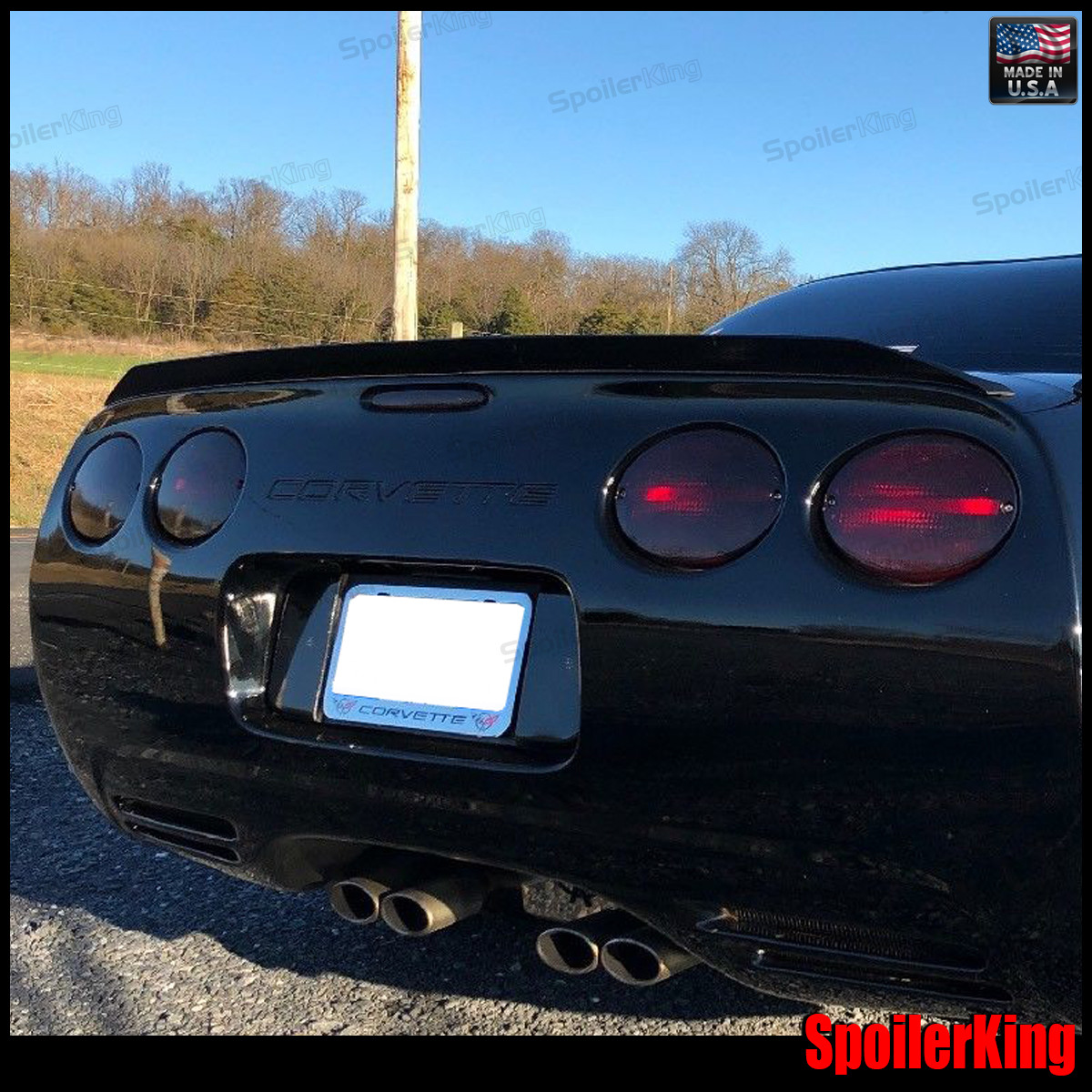 SpoilerKing Rear Trunk Spoiler DUCKBILL 284P (Fits: Corvette C5 1997-2004 all)