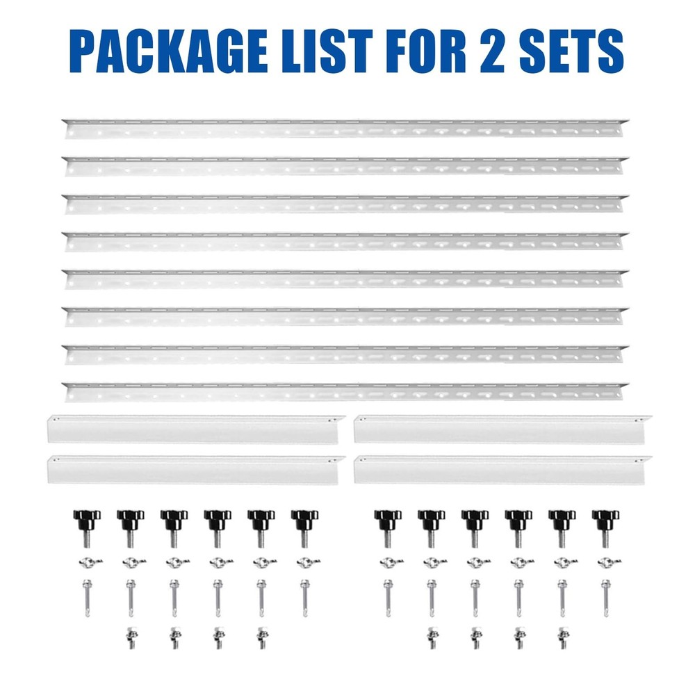 Solar Panel Mount Brackets, 2 Sets 45 inch with Foldable Tilt Legs, Suitable ...