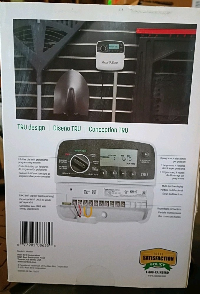 Rain Bird TRU4I Program-Based Indoor Irrigation Controller/Timer WiFi Ready