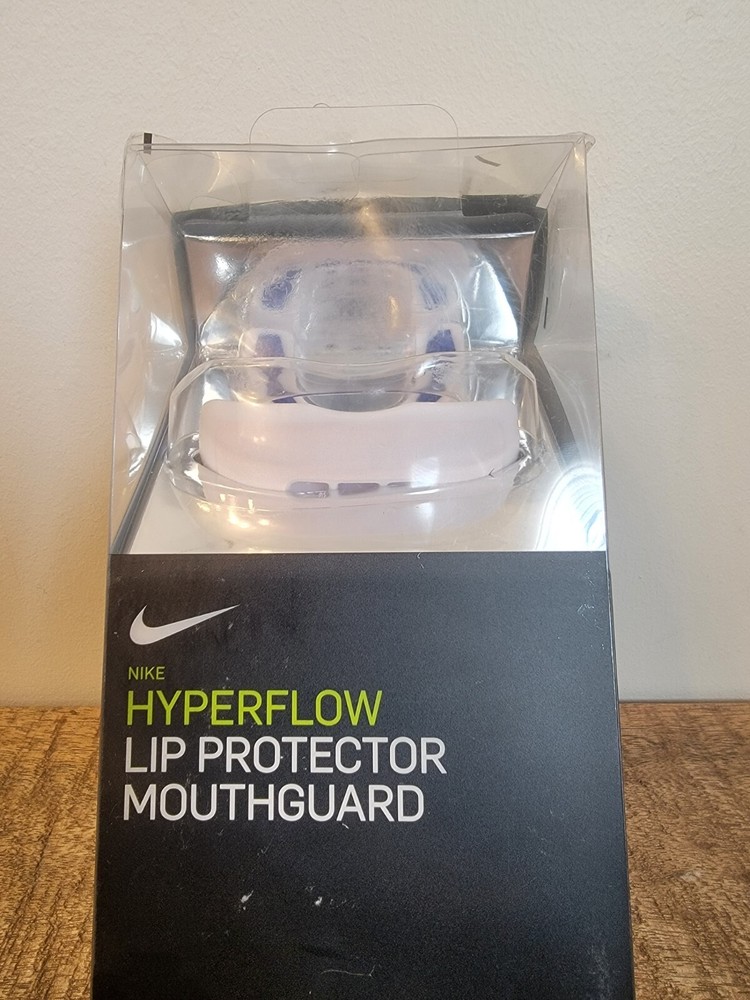 Nike Hyperflow Lip Protector Mouthguard Blue/White