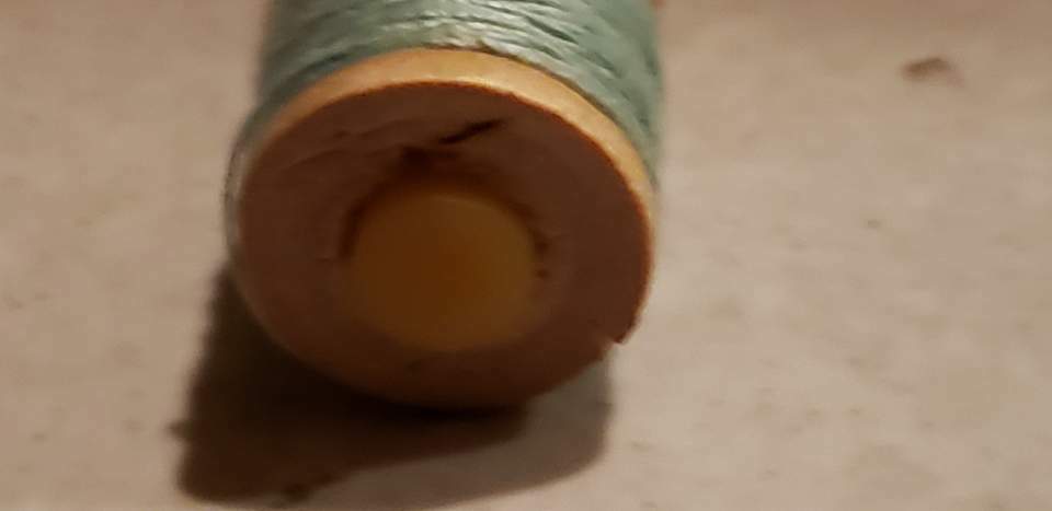 Bakelite ? Thread Roll Holder Case Antique Vintage