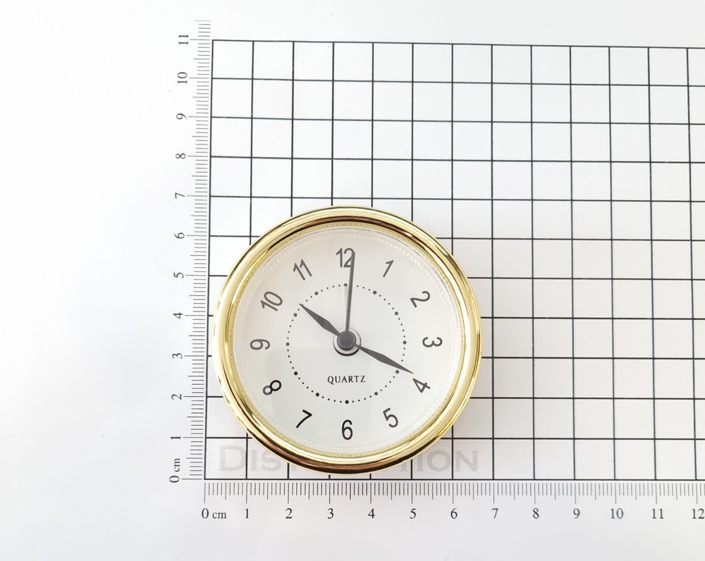 Mini Clock For DIY With Arabic Numerals 62mm Diameter