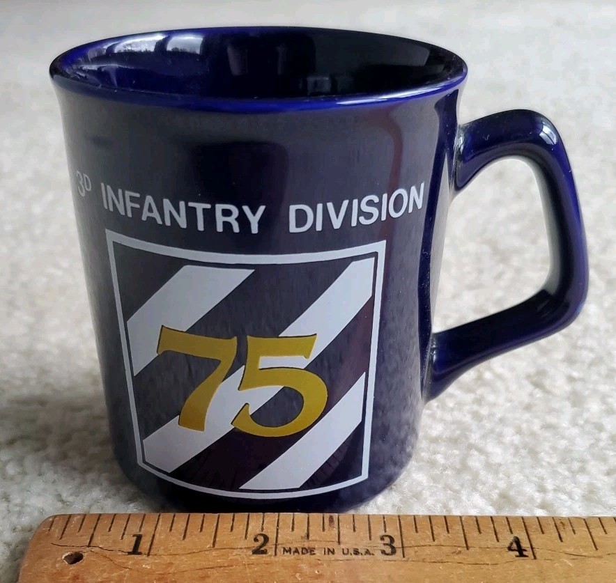 Third (3rd) Infantry Division 75 Coffee Mug Blue