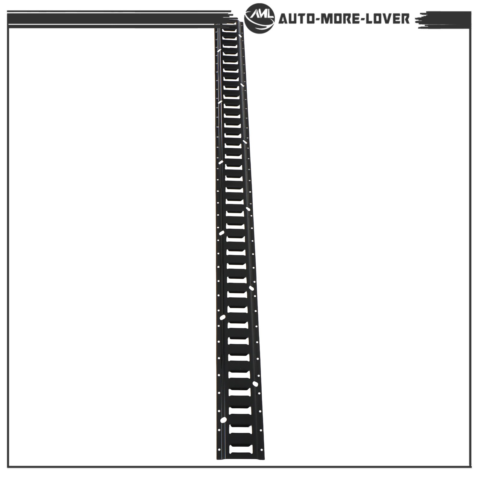 6 Feet Long E Track Tie-Down Rails BLK Finish 8 Pack For Cargo Management System