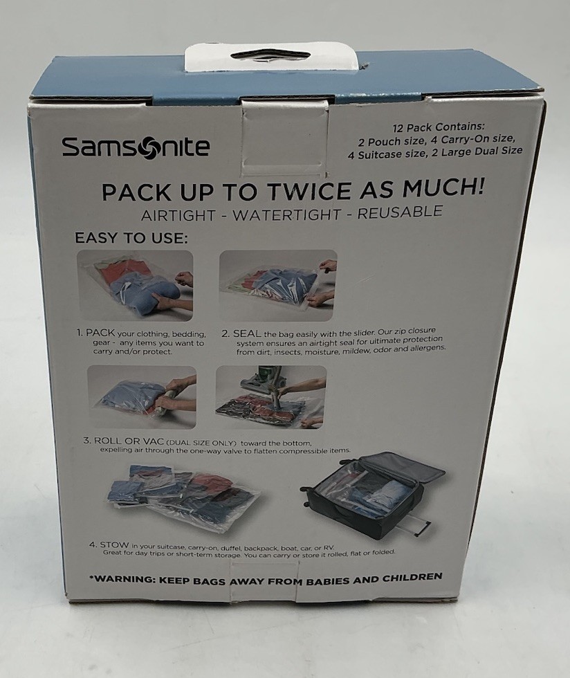 Samsonite 12-Pack Compression Bags 0731OS4