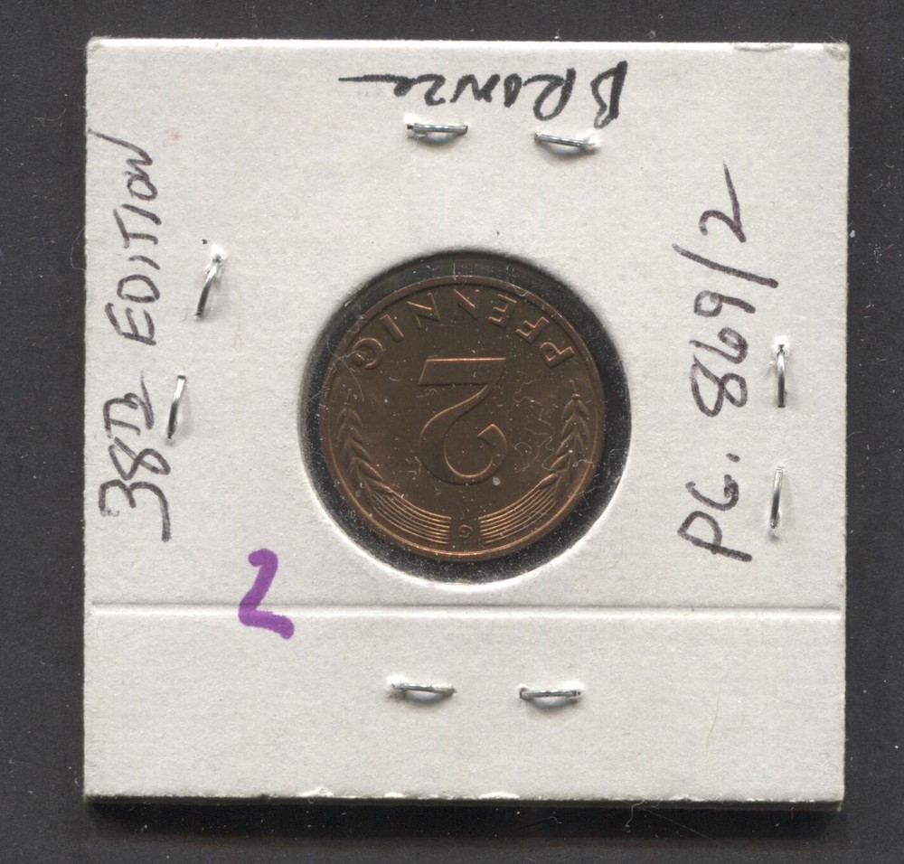 1959(G) -Germany- 2 Pfenning- UNC