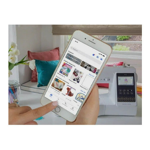 Brother SE700 Elite Computerized LCD Touchscreen Sewing and Embroidery Machine