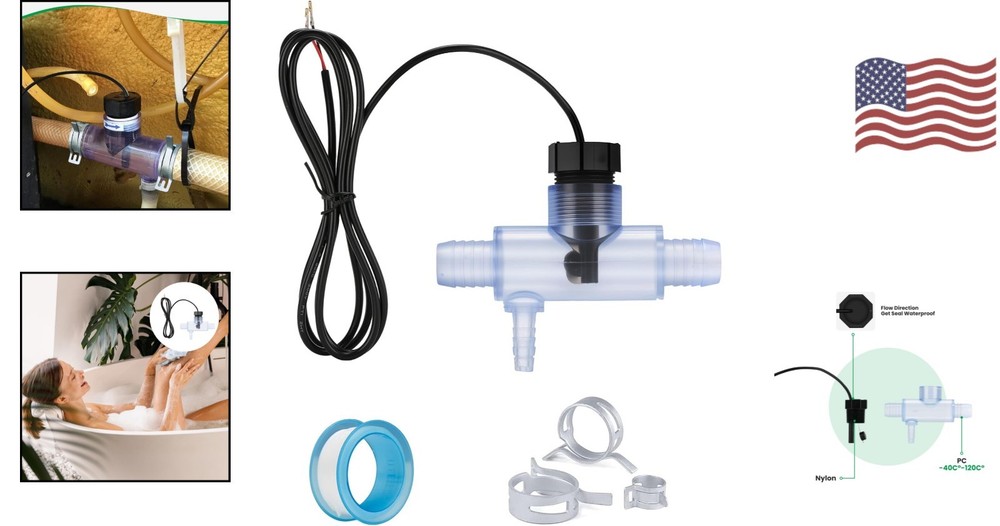 Efficient Flow Switch for Hot Tubs - Clear Fault Resolution & Easy Installation