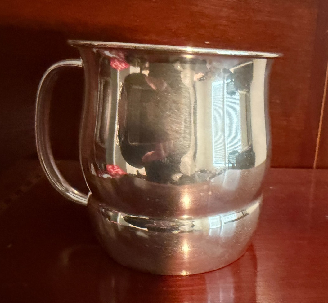 Vintage TOWLE #10782 STERLING SILVER BABY CUP - Monogram & Dated - READ