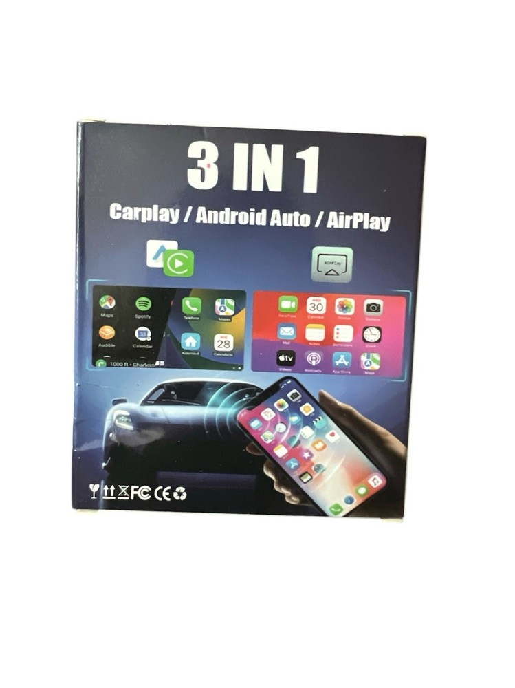 3 IN 1  CarPlay /Android Auto /AirPlay