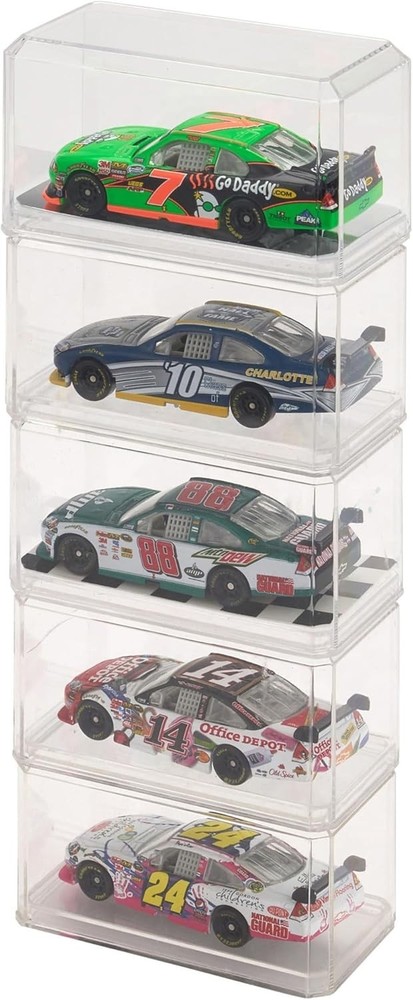 Secure Clear Display Case for 1:64 Scale Vehicles - Protect & Showcase Elegantly