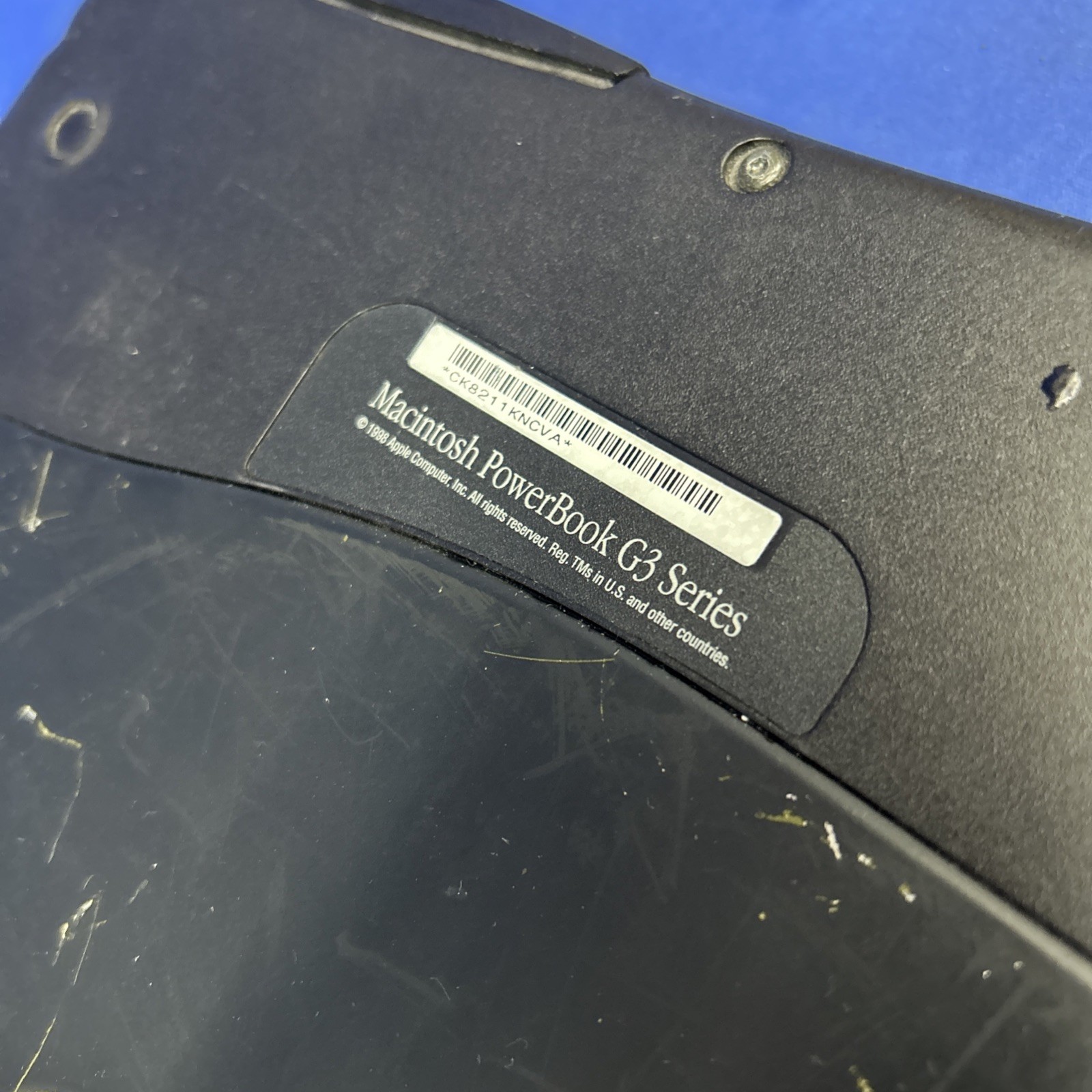 Macintosh Powerbook G3 No power cord Untested