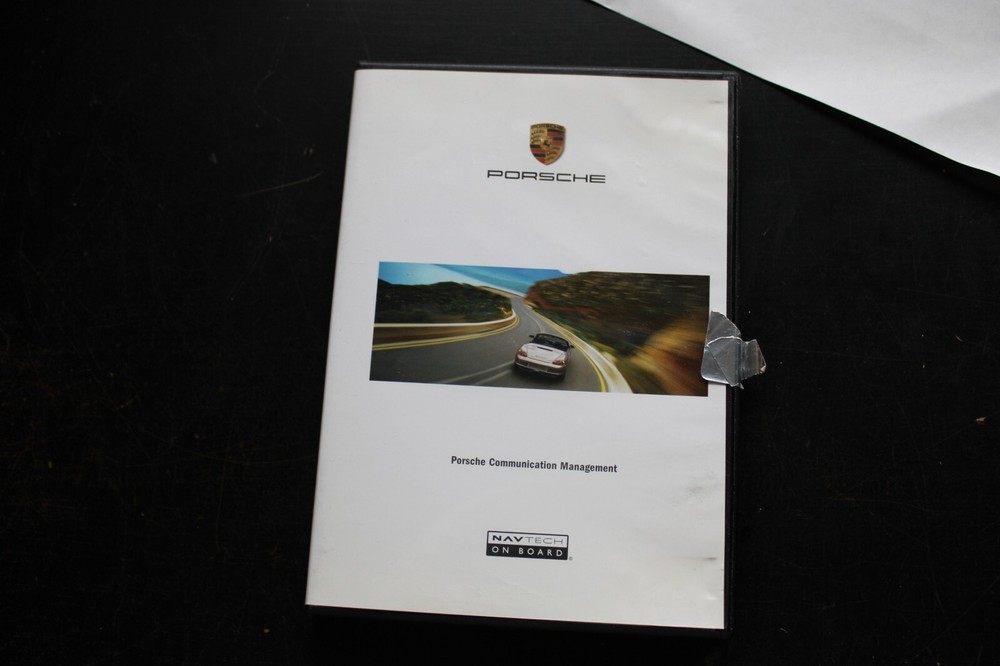 2003 PORSCHE NAVTECH WEST AND EAST MAP DATA CD & GUIDE (OEM) GPS CDS